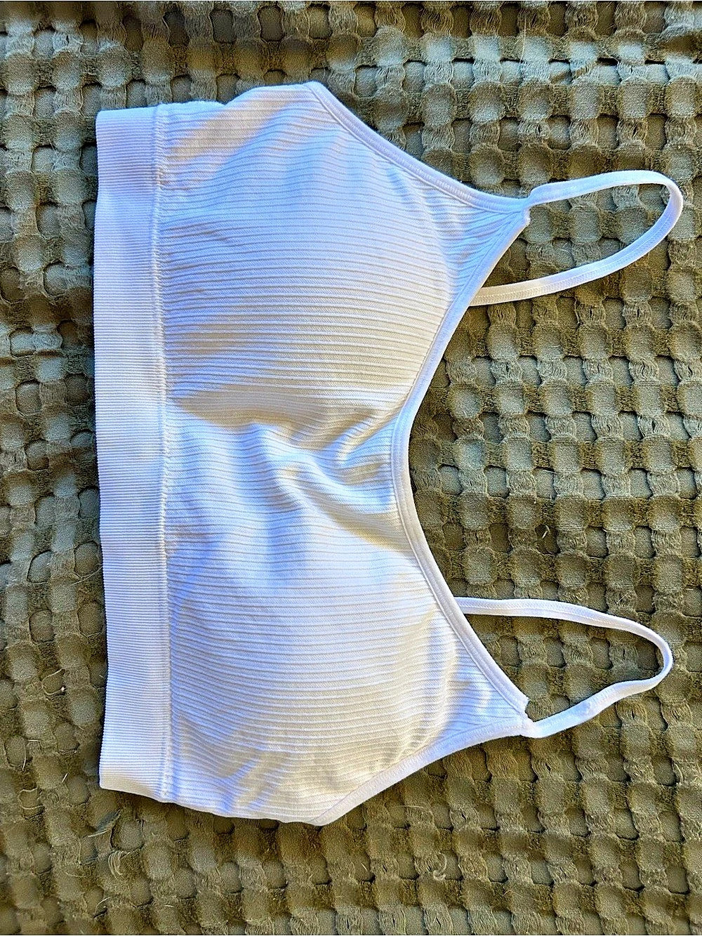 Calvin Klein Cotton Modal Stretch Rib Lightly Lined Bralette Rib Lightly Lined